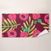 Illustratie van het handgetrokken patroon van de w badhanddoek (Badhanddoek)