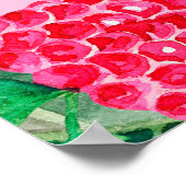 Illustratie van het handgetrokken patroon van de w poster (Hoek)