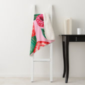 Illustratie van het handgetrokken patroon van de w sherpa deken (In situ)