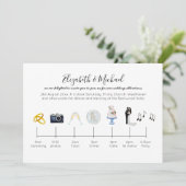 Illustratie van het Icons Fun van de Uitnodiging v (Staand voorkant)