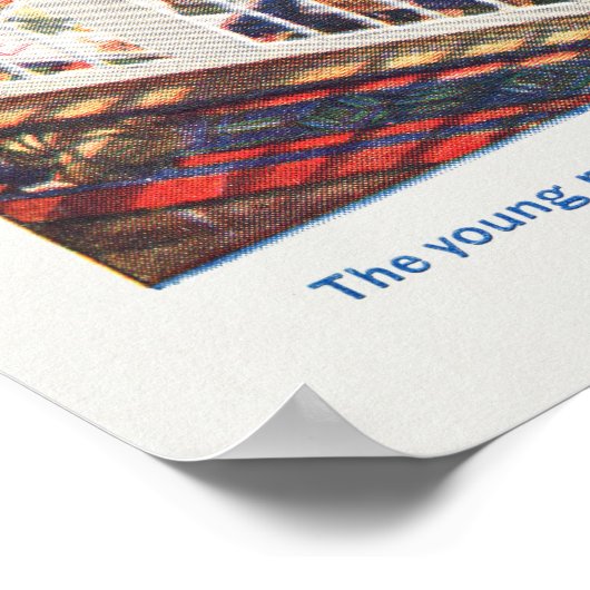  illustratie van het interieur ontwerp poster (Hoek)