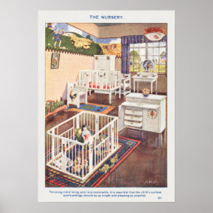  illustratie van het interieur ontwerp poster