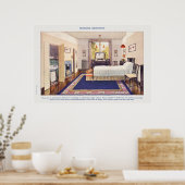  illustratie van het interieur ontwerp poster (Keuken)