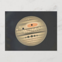  illustratie van het Jupiter Astronomie Briefkaart