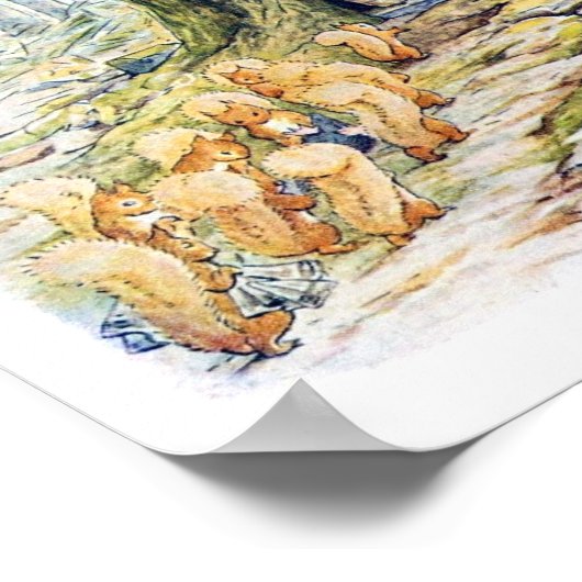 Illustratie van het kinderboek poster (Hoek)