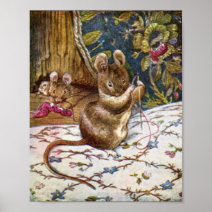 Illustratie van het kinderboek poster