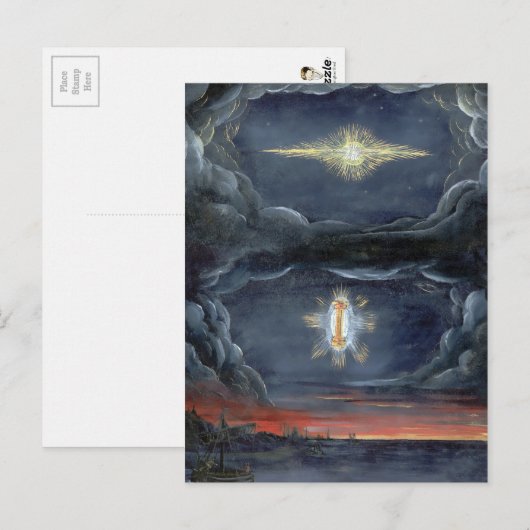 illustratie van het komboek Pertica Briefkaart (Voorkant / Achterkant)