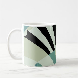 illustratie van het kunstdecorpatroon koffiemok