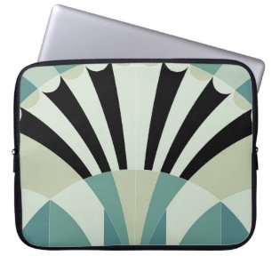 illustratie van het kunstdecorpatroon laptop sleeve