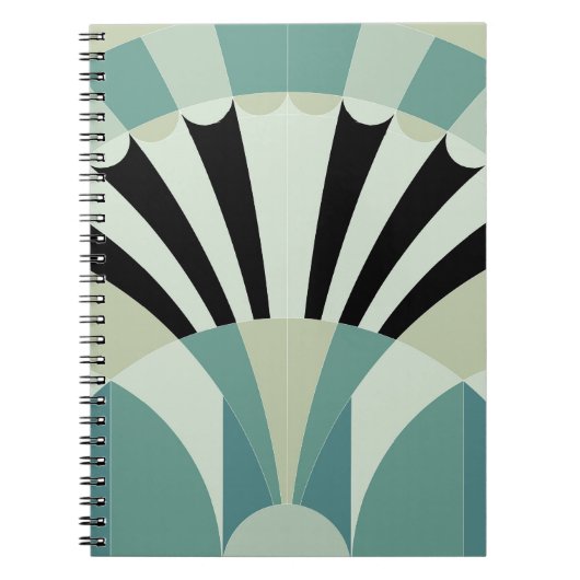 illustratie van het kunstdecorpatroon notitieboek (Voorkant)