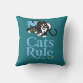 Illustratie van het kussen van katten (Achterkant)