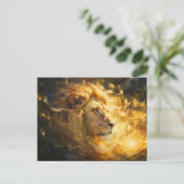 Illustratie van het Leeuw-sterrenbeeld Briefkaart (Staand voorkant)