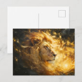 Illustratie van het Leeuw-sterrenbeeld Briefkaart (Voorkant / Achterkant)