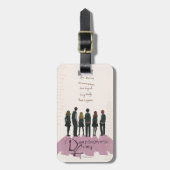 Illustratie van het leger van Dumbledore Bagagelabel (Voorkant verticaal)