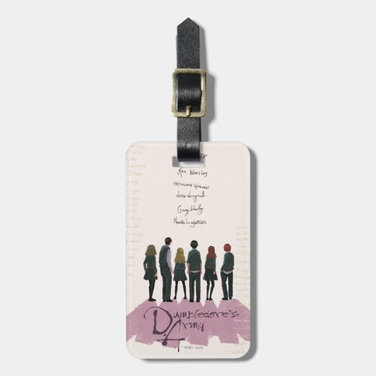 Illustratie van het leger van Dumbledore Bagagelabel (Voorkant verticaal)