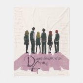 Illustratie van het leger van Dumbledore Fleece Deken (Voorkant)