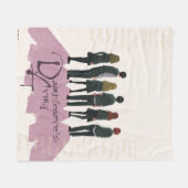 Illustratie van het leger van Dumbledore Fleece Deken (Voorkant (Horizontaal))