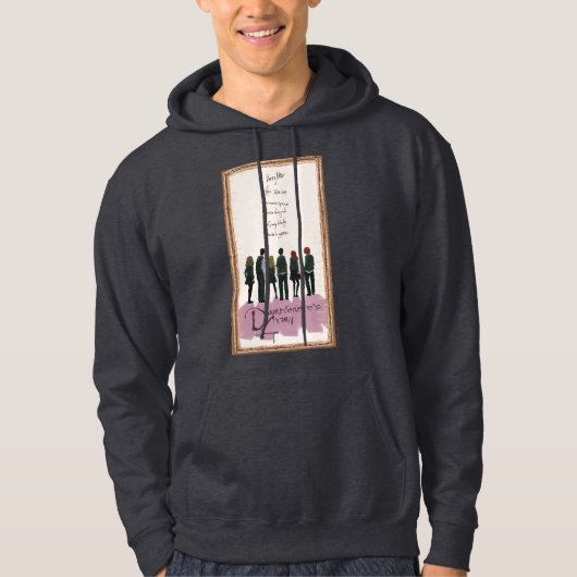 Illustratie van het leger van Dumbledore Hoodie (Voorkant)
