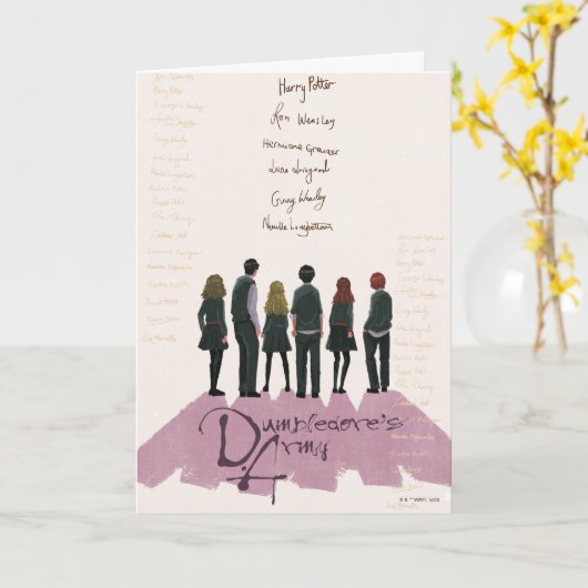 Illustratie van het leger van Dumbledore Kaart (Gele Bloem)