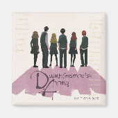 Illustratie van het leger van Dumbledore Magneet (Voorkant)