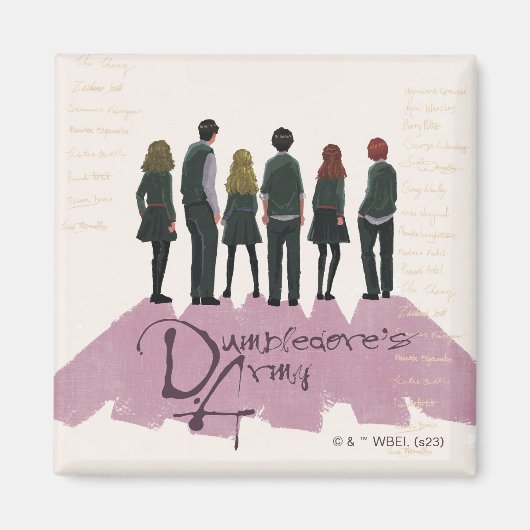 Illustratie van het leger van Dumbledore Magneet (Voorkant)