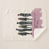 Illustratie van het leger van Dumbledore Sherpa Deken (Voorkant (horizontaal))