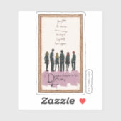 Illustratie van het leger van Dumbledore Sticker (Vel)