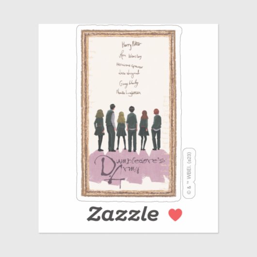 Illustratie van het leger van Dumbledore Sticker (Vel)