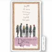 Illustratie van het leger van Dumbledore Sticker (Voorkant)