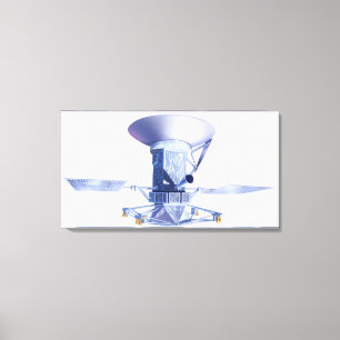 Illustratie van het magneetruimtevaartuig canvas afdruk
