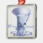 Illustratie van het magneetruimtevaartuig metalen ornament (Links)