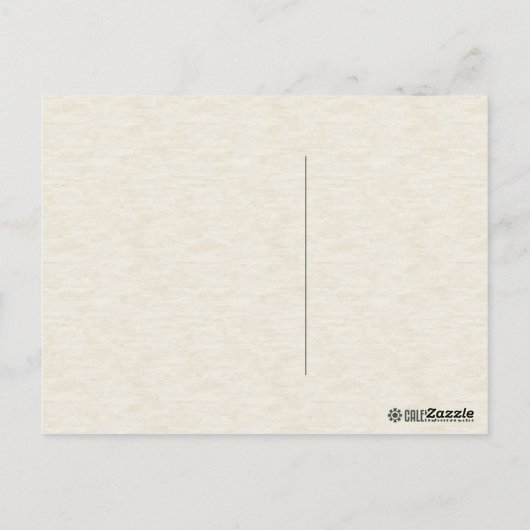 illustratie van het Mandrill Briefkaart (Achterkant)