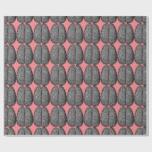  illustratie van het menselijk brein cadeaupapier (Vlak)