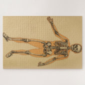  illustratie van het menselijk skelet (1887) legpuzzel (Horizontaal)