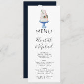 Illustratie van het MENU van de Draagtas van het h Kaart (Voorkant / Achterkant)