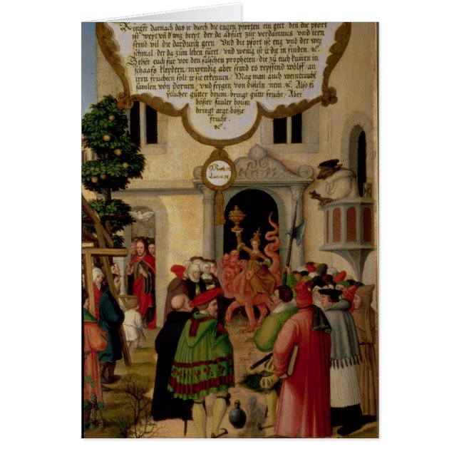 Illustratie van het onderricht van Christus (Voorkant)