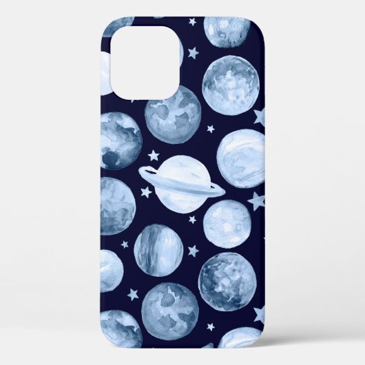 illustratie van het patroon van de waterverf van h Case-Mate iPhone case (Achterkant)