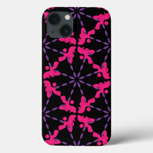 Illustratie van het Poodle-patroon aanpasbaar iPhone 13 Hoesje
