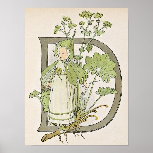  illustratie van het Poster Ottilia Adelborg (Voorkant)