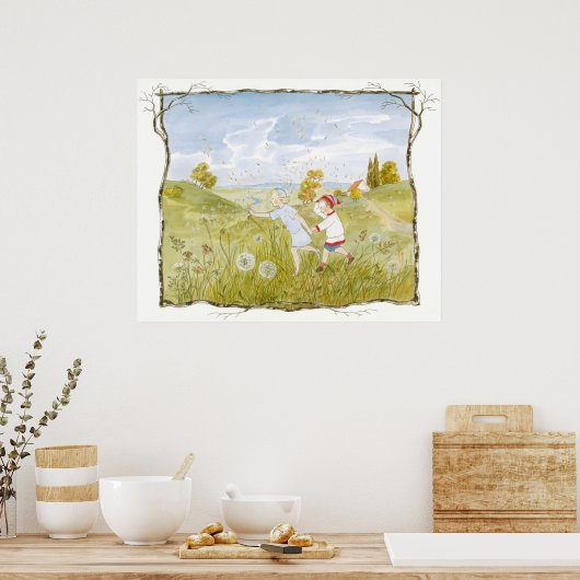  illustratie van het Poster Sibylle Von Olfers (Keuken)