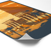 Illustratie van het Poster  Style Egypt (Hoek)