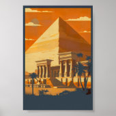 Illustratie van het Poster  Style Egypt (Voorkant)