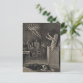 Illustratie van het proces van Salem Witch Briefkaart (Staand voorkant)