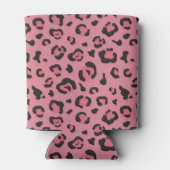 Illustratie van het roze leopard-dier blikjeskoeler (Achterkant)