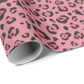Illustratie van het roze leopard-dier cadeaupapier (Rol Hoek)