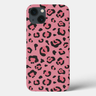 Illustratie van het roze leopard-dier Case-Mate iPhone case