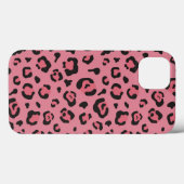 Illustratie van het roze leopard-dier Case-Mate iPhone case (Achterkant (horizontaal))