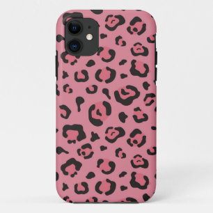 Illustratie van het roze leopard-dier Case-Mate iPhone case