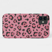 Illustratie van het roze leopard-dier Case-Mate iPhone case (Achterkant (horizontaal))