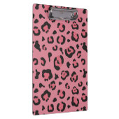 Illustratie van het roze leopard-dier klembord (Rechts)